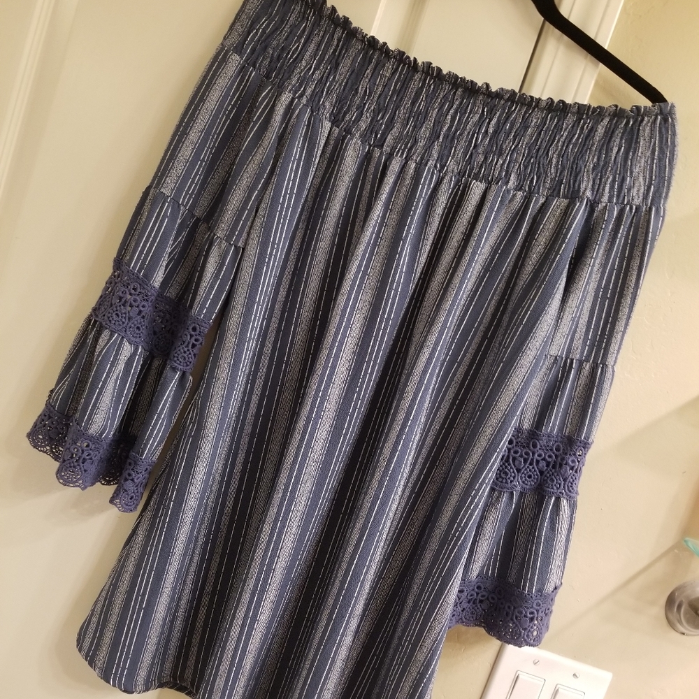 Kiwi & Bunch . Off Shoulder * Cover Up * Mini Dress